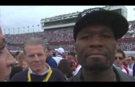 50 Cent Tries To Kiss Erin Andrews At Daytona 500