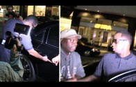 Diddy Gets His Maybach Scratched Up By The Paparazzi
