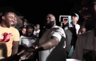 Rick Ross, DJ Khaled, Meek Mill & French Montana Bet $120K On Basketball Shots