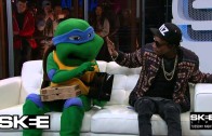 Wiz Khalifa Smokes With A Ninja Turtle On SKEE Live