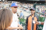 Big Sean „Throws First Pitch at Comerica Park”