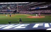 Drake „Opening Pitch At Cleveland Indians Game”