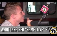 Macklemore „Talks „Same Love” Inspiration”